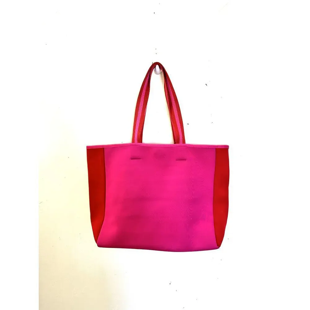 Summersalt Neoprene Tote Pink Red